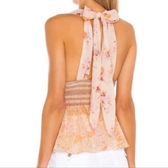 Free People Brinkley Smocked Tank - Picture 2 of 7